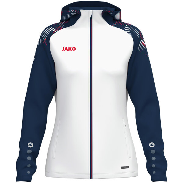 Jako Kapuzenjacke Sonic weiß/marine/rot 3XL