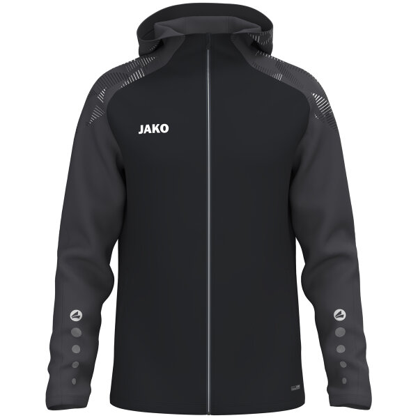 Jako Kapuzenjacke Sonic schwarz/anthrazit S