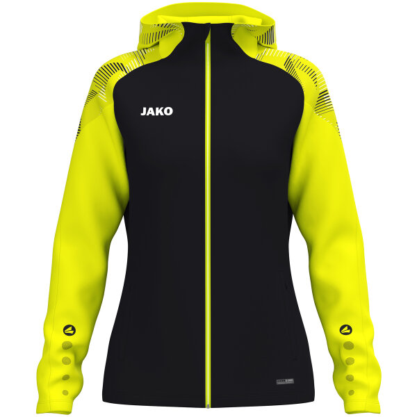 Jako Kapuzenjacke Sonic schwarz/neongelb 34/36