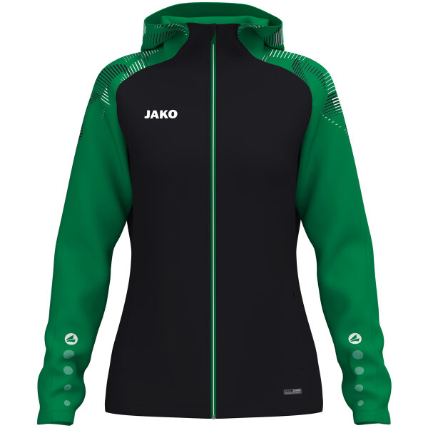 Jako Kapuzenjacke Sonic schwarz/grün M