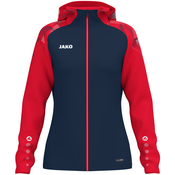 Jako Kapuzenjacke Sonic marine/rot 140