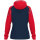 Jako Kapuzenjacke Sonic marine/rot 164
