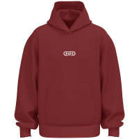 JAKO Kapuzensweat Wardrobe Rubinrot M