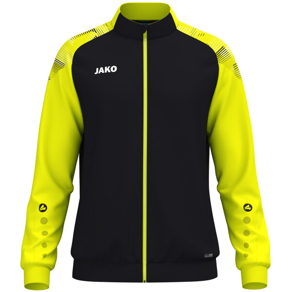 JAKO Polyesterjacke Sonic Schwarz/Neongelb M