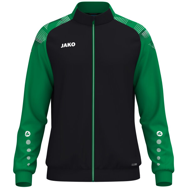 JAKO Polyesterjacke Sonic Schwarz/Grün 152