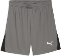Puma teamLiga26 Shorts ohne Innenslip flat medium gray-puma white-puma black M