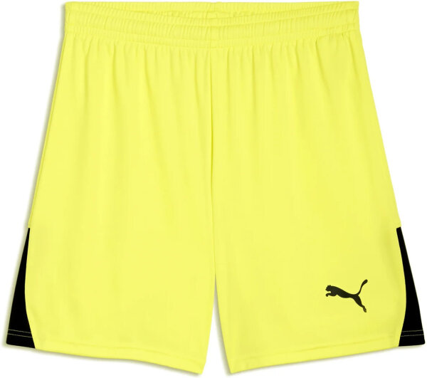 Puma teamLiga26 Shorts ohne Innenslip yellow burst-puma black-puma black S