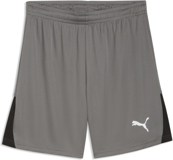 Puma teamLiga26 Shorts ohne Innenslip Kinder flat medium gray-puma white-puma black 140
