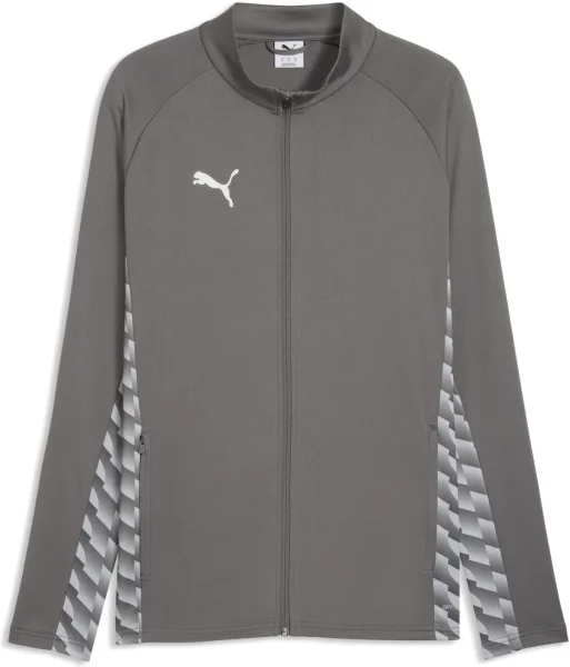 Puma teamLiga26 Training Jacket Erwachsene flat medium gray-puma white-flat light gray S