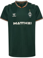 Hummel Werder Bremen Away Jersey Saison 2026/2027 Kinder dunkelgrün 140